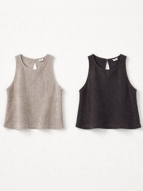 H&M Knit Tank Bundle (2) Neutral + Black Size Small